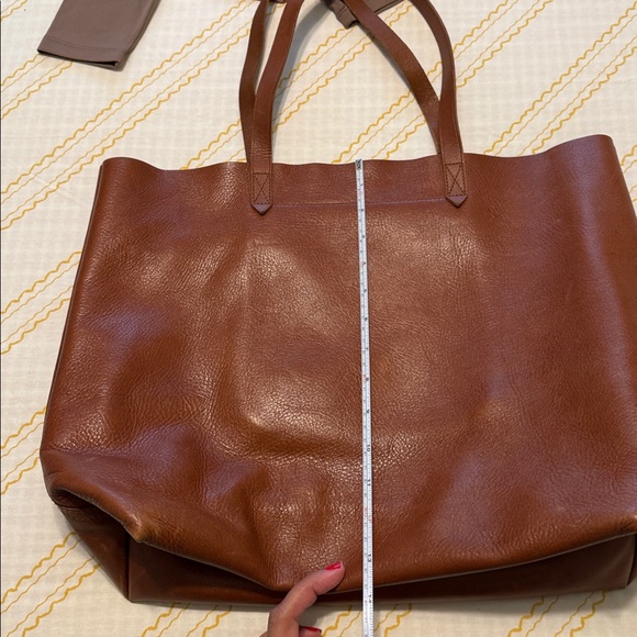 Madewell Brown Leather Tote Bag - Picture 7 of 8